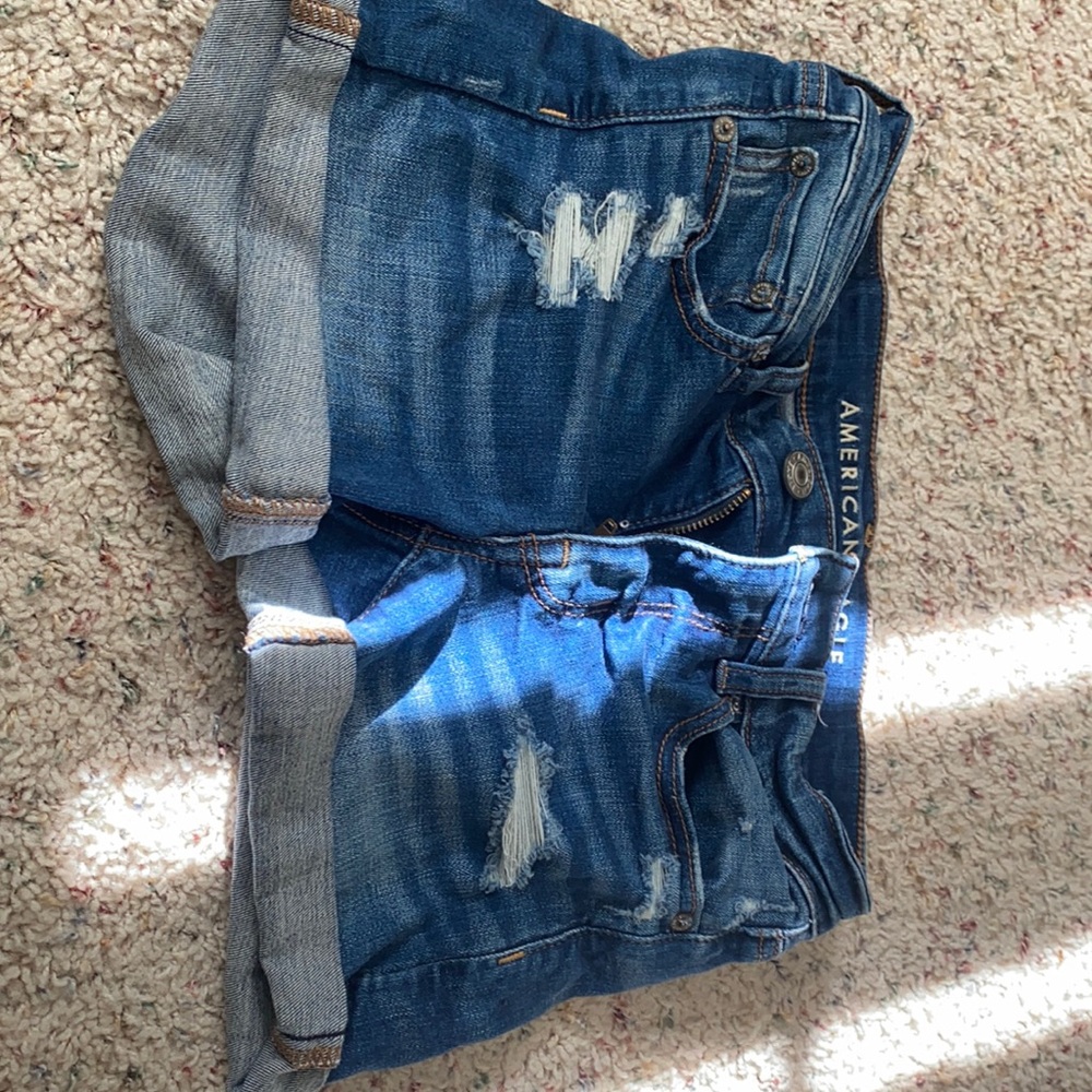 Denim Shorts with Rips